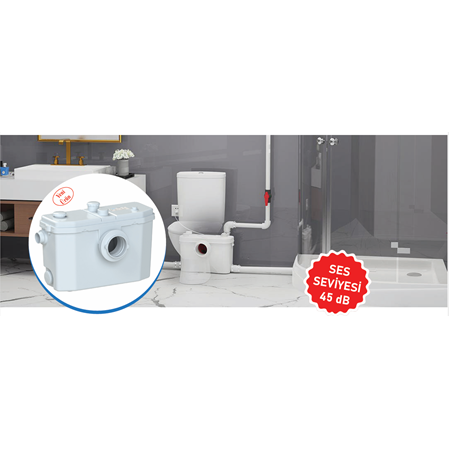 SMAC600 BR WC ÖĞÜTÜCÜLÜ BIÇAKLI TAHLİYE POMPASI