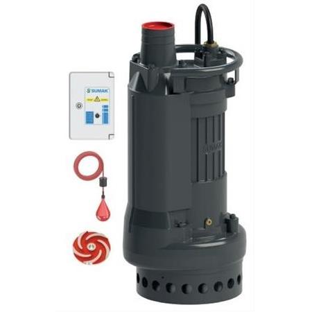 GÖMLEK SOĞUTMALI VORTEX ÇARKLI ATIK SU / DRENAJ DALGIÇ POMPA SDT75/3Z