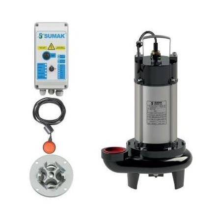 TRİFAZE PARÇALAYICI BIÇAKLI FOSEPTİK DALGIÇ POMPA SBRT18/2-P
